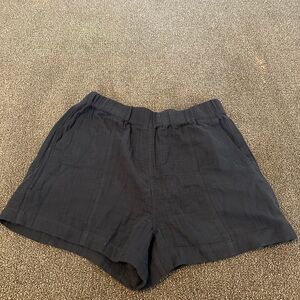 Madewell Black High Waist Shorts